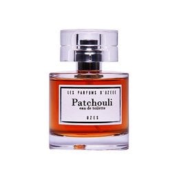 Patchouli eau de toilette, 50ml, warm and earthy fragrance with notes of patchouli, amber, and spices.