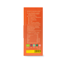 CHOCQLATE chocolate orgánico NARANJA
