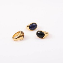 Zilli - Gemstone Signet Ring Lapis Lazuli