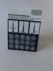 Wachsklebeplättchen 15 Stück