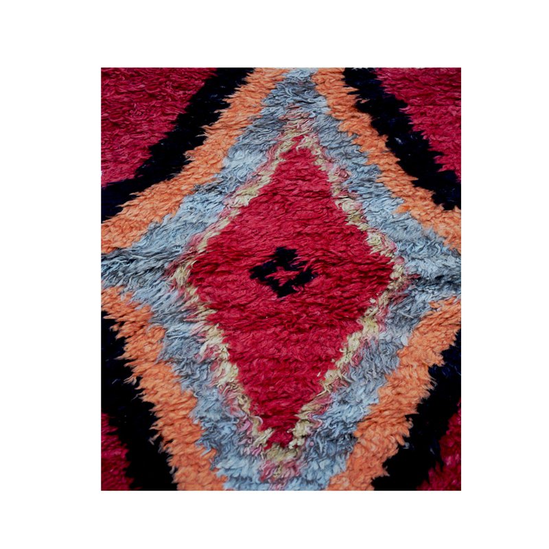 Tapis Moelleux Berbère Cornell Rouge