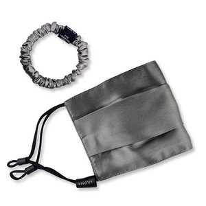 ALLURE & DOUX Gesichtsmaske und Scrunchie S aus Seide