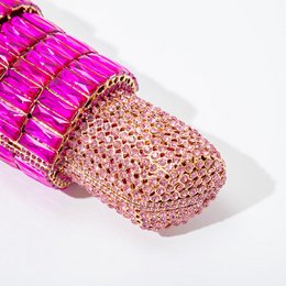 Saint Tropez Diamond Emerald Fuchsia læbestift aftentaske