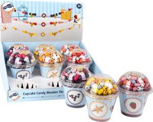 Display Holz-Fädelperlen Cupcake Candy | Displays | Holz