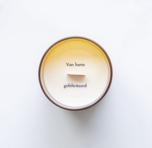 Candle Secret - 'Van harte gefeliciteerd / Congratulations'
