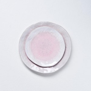 Nature Shape Light Pink Salad Plate 22cm