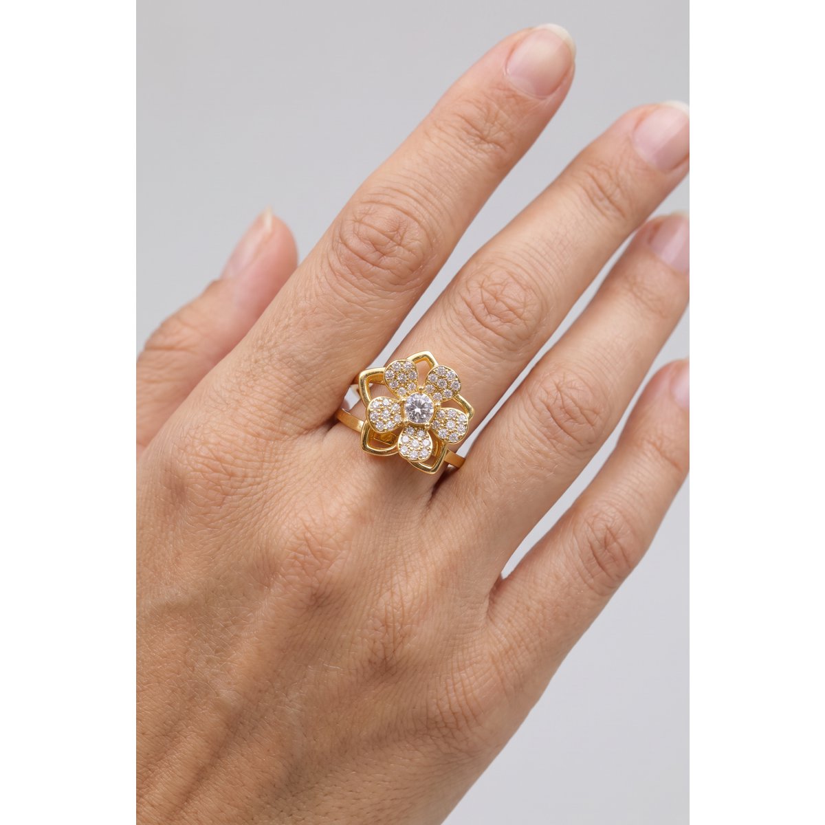 Bague anti stress rotatif ajustable en acier inoxydable