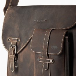 Umhängetasche Damen - Umhängetasche Herren - Umhängetasche Leder - Briefträgertasche Leder - 3 verschiedene Lederfarben