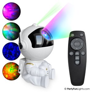 Astronaut Star Projector - Laser and Northern Lights - USB - with remote control