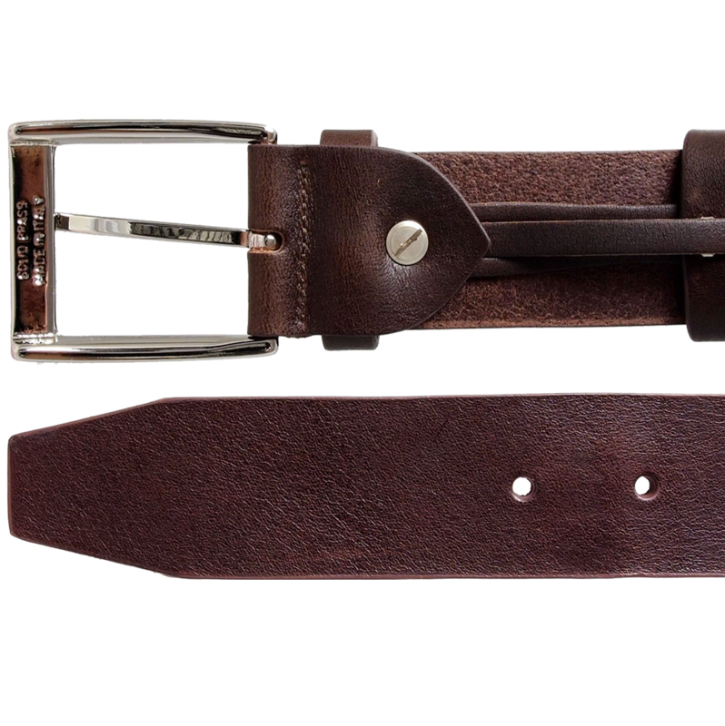 40 mm Bridle Leather Belt Brown