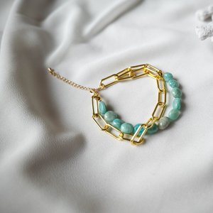 Amazonite - Bracelet with amazonite stones