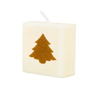 Letter Candle - Christmas tree gold