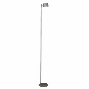 Floor lamp Design LED on battery silver
