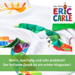 Kinder Decke Raupe Nimmersatt, 75 x 90