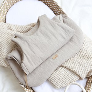 Leinen-Babyschlafsack, Babyschlafsack Sommer 1 TOG, 1,5 TOG, 2,5 TOG