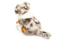 Australian Shepherd puppy sitting 22 cm - plush toy - soft toy
