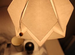 Origami Plain Color Papier Anhänger - Größe S.