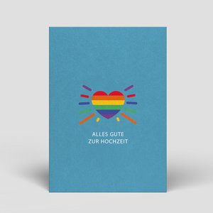 Ansichtkaart - Bruiloft - Diversiteit - Nr. 100