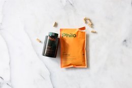 Philo Energy REFILL - Dietary supplement in orange packaging.