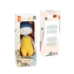 Katoen zacht speelgoed, Cotti Motti - Nicky the Cat (30 cm)