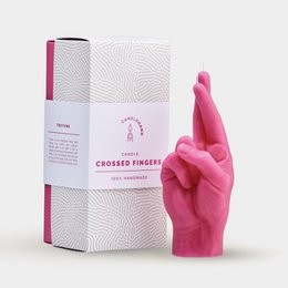 Vela Dedos Cruzados Rosa
