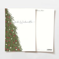 Kerstkaart Kerstboom, Merry Christmas, FSC gecertificeerd