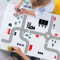 Sticky Roads spielen Aufkleber Rabatt Set graue Farbe