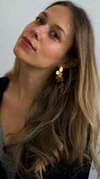 Ivy - Leaf Dangle Earrings