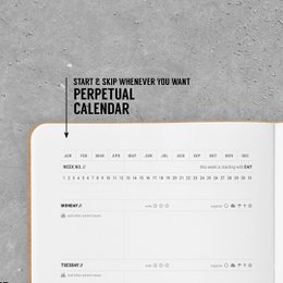 Cuaderno de papelería planificador semanal