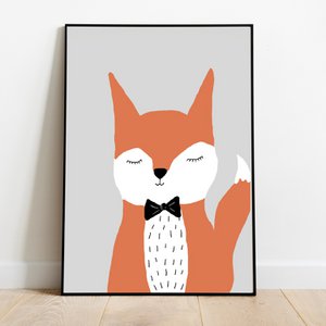 Fox poster nursery