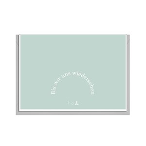 Folding card across, Until we meet again