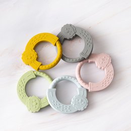 SILICONE BIJTJE - GRIJS BENZINE