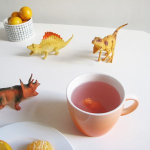 Dinosaurier Orange Becher