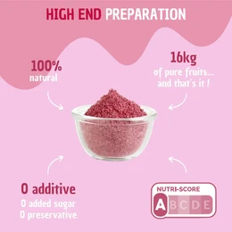 BULK Red - Preparato di frutta pura al 100% per reidratare