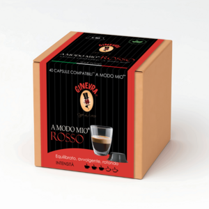 A Modo Mio®* RED - 40 Compatible Capsules