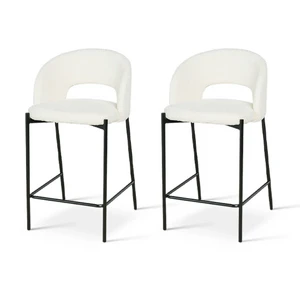Esme Barstools [Set of 2] [Boucle Fabric] [65 cm]