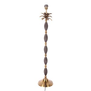 Tischlampensockel 95 cm – Palme – Gold – Alu