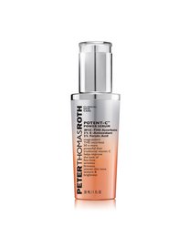 A potent vitamin C serum in a 30ml bottle, designed to brighten and even skin tone. Contains antioxidants to protect skin from environmental stressors.