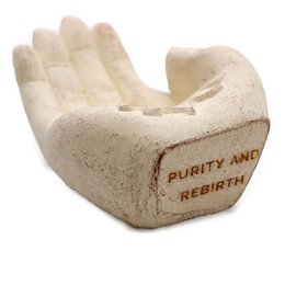 Hand Wierookbrander - Lotus (wit)