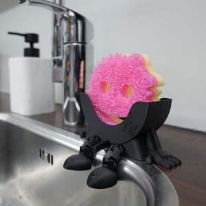 Scrub Daddy Schoonmaakspons houder funny met wateruitloop