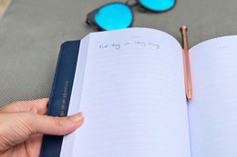Cuaderno de Viaje Stitch Azul Marino