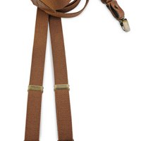 Sir Redman suspenders Chocolate Charm