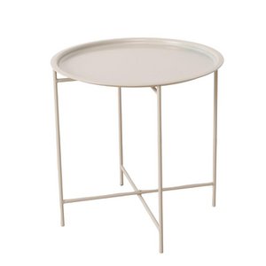 Boltze Home Tabletttisch Metall beige