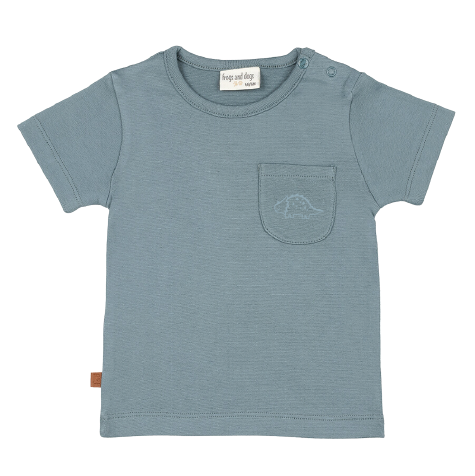 Mooi team 1x1 rib T-shirt baby | Goblin blauw