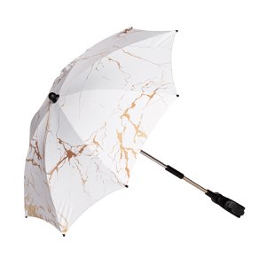 Bellasol - Marble gold - Parasol kinderwagen/buggy universeel - Speciale UV-werende coating  - 1 jaar garantie