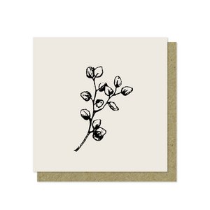 Luxury greeting card | Christmas | Eucalyptus | Christmas card | New Year's card