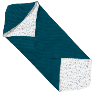 Wikkelcape botanische takjes Petrol