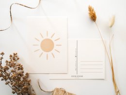 Ansichtkaart - Zonnetje