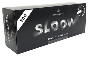 Box of 200 cigarette tubes