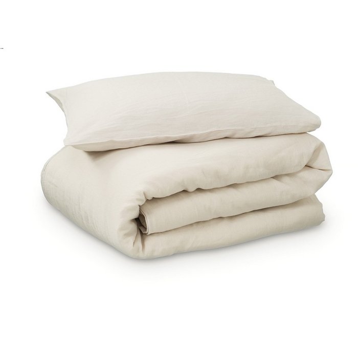 Dekbedovertrek 100% Linnen naturel beige 240x220/260cm